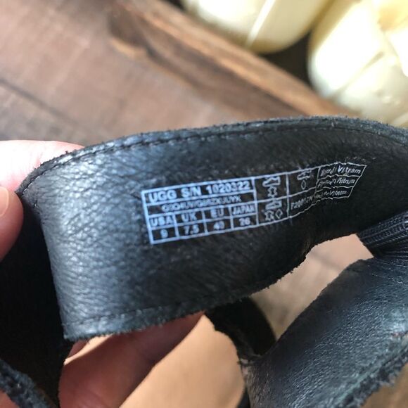 Ugg Aja Ankle Strap Block Heels - Picture 7 of 8